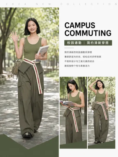 校园风服装创意详情图预览图