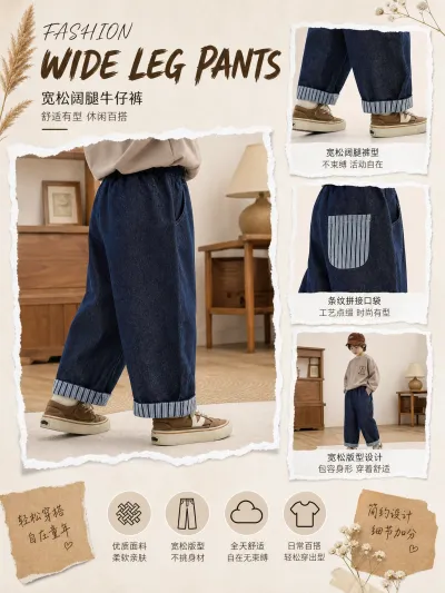 服装模特+细节主图预览图