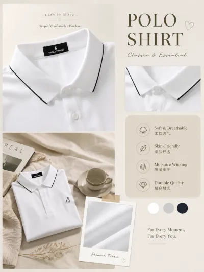 服装简洁特写细节展示图预览图