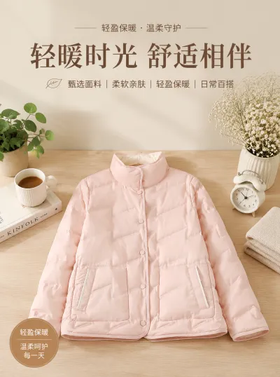 服装清新风格平铺展示图预览图