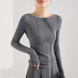 模特羊绒服装图6示例图 2